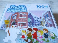 Ceaco 100 Piece Puzzle "Frosty The Snowman" Follow Frosty 15" X 11"