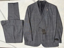 Made in USA - 44L/38W - Wool Suit Jos. A. Bank Reserve Grey - LUXURY FABRIC