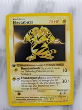 Electabuzz 1st Edition Shadowless 20/102 Pokemon Card