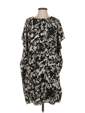 H By Halston Women Black Casual Dress S