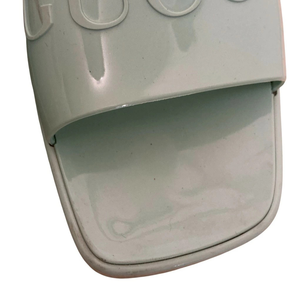 GUCCI Rubber Platform Sandals Approx. 25cm Mint Green Women's Luxs Brand Clothes thumbnail 9