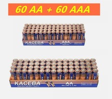 60 AA 60 AAA Combo Pack Batteries Extra Heavy Duty Battery 1.5v New Fresh