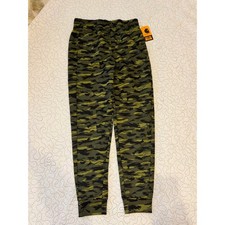 Carhartt Boys Green Camo Joggers Medium 10-12 Sweatpants