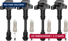 UF674  94769 Ignition Coil Pack  Iridium Spark Plugs Set of 4
