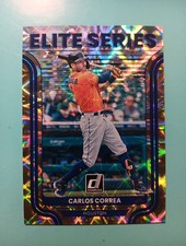 2022 Donruss Elite Series Carlos Correa Serial Numbered Rookie Card