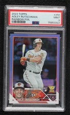 2023 Topps Series 1 Rainbow Foil Adley Rutschman #250 PSA 9 MINT 0rv8