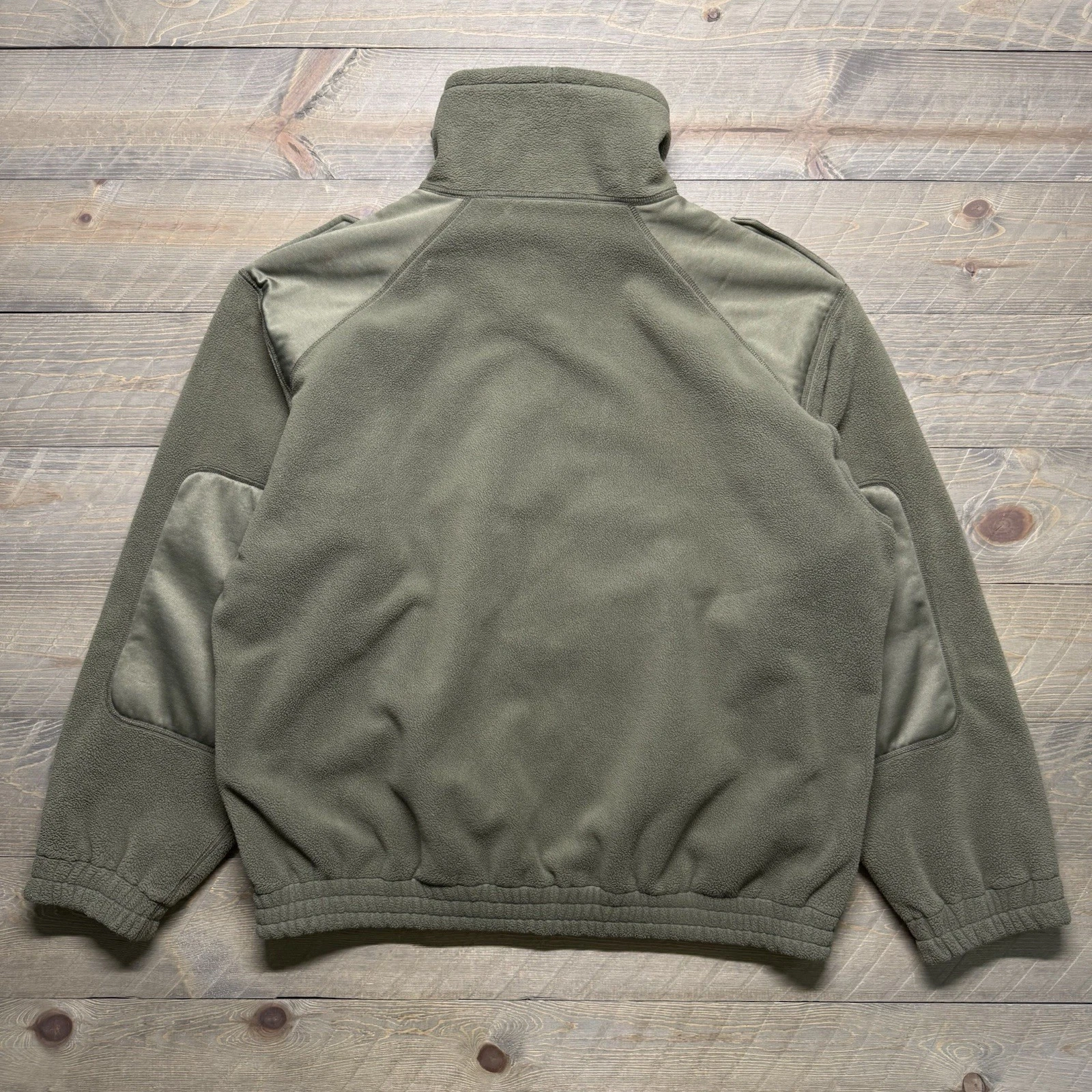 Vtg French Army Fleece Jacket Mens 120L (XXL) Cold Weather Olive Fecsa 2001 - product detail image 8