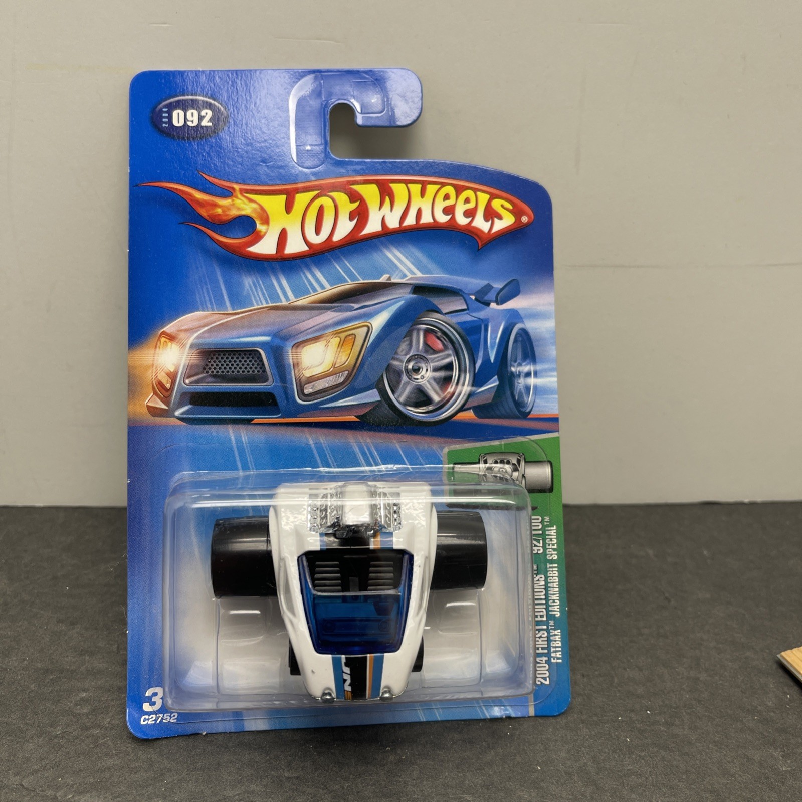 Hot Wheels 2004 First Editions FATBAX JACKNABBIT SPECIAL (White) #092