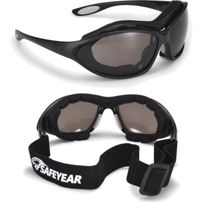 Schutzbrille Arbeitsbrille Radbrille Anti-Kratz Anti-Beschlag UV-Schutz Schwarz