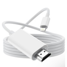 Lightning to HDMI Adapter for iPhone,Lightning Digital AV Adapter 1080P HD