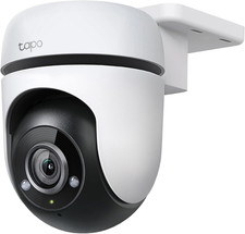 Tapo 1080P Outdoor Wired Pan/Tilt Security Wi-Fi Camera, 360  View, Motion Track