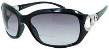 Circle Power Bifocal Reading Sunglasses - Full-Rimmed, Italian Design Large F...