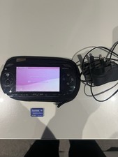 Sony PSP 1000 System Black Console Memory Card Charger - Tested Fully Working