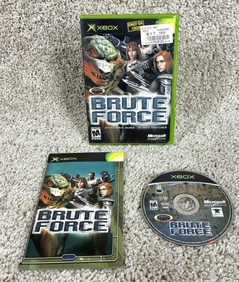 Brute Force (Microsoft Original Xbox 2003) CIB Complete With Manual Video Game