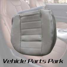 For 2003 2004 2005 2006 Hummer H2 Driver Bottom Leather Seat Cover Pewter Gray