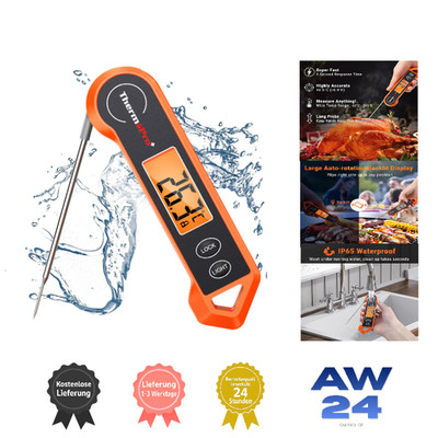 ThermoPro Fleischthermometer Digital LCD 11cm Sonde Wasserdicht