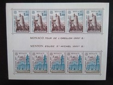 BLOC TIMBRES MONACO NEUFS**