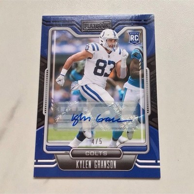 2021 Panini Playbook Kylen Granson Rookie Autograph #181 4/5 Colts NFL SMU 