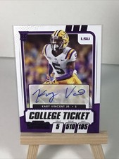 2021 Panini Contenders Draft Picks Auto #259 Kary Vincent Jr.
