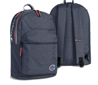 NWT Champion 21L Backpack Performance Student Multi-Purpose Heather Navy CS1002