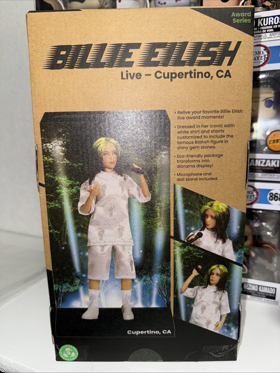 Billie Eilish Live Cupertino, CA Fashion Doll Action Figure New