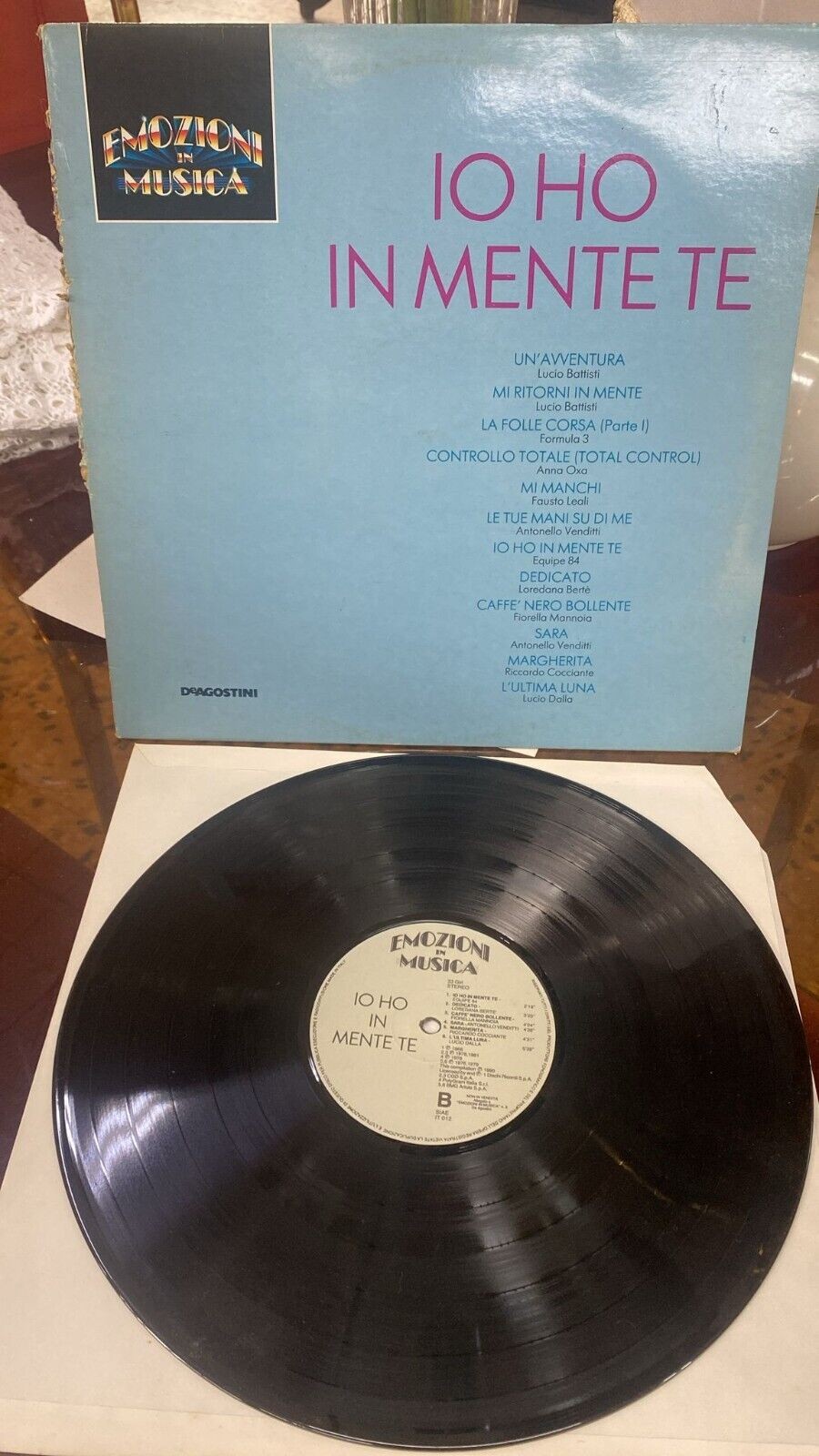 Disco vinile 33 giri Io ho in mente te - Emozione Musica foto 2