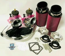 Banshee 35mm 35 mil Carb Kit PWK Style Carbs Carburetor Complete Quad Vent Kit
