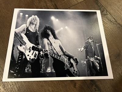 GUNS N  ROSES SLASH Art Print Photo 11x14'' Live! Poster AXL ROSE DUFF MCKAGAN