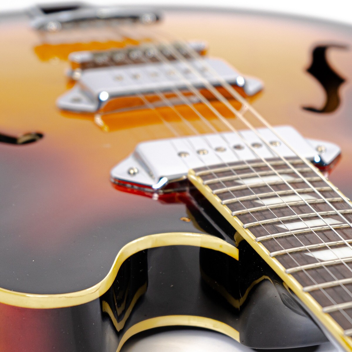 2000 Epiphone Casino VC Peerless-Made Sunburst w/ Dog Ear P90