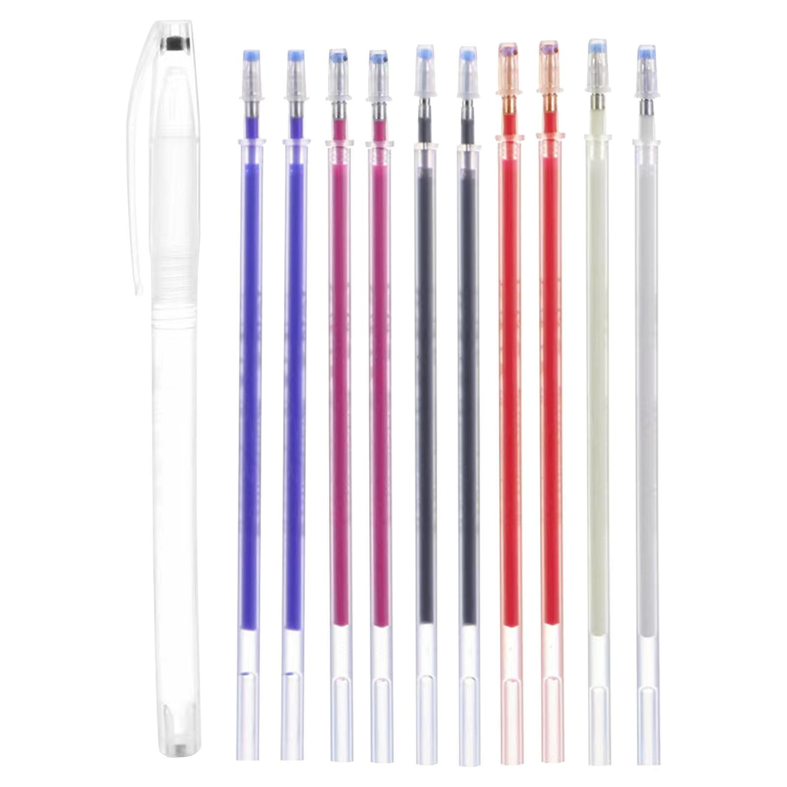 Disappearing Pens For Sewing Embroidery Pen Fabric With 10 Refills-image