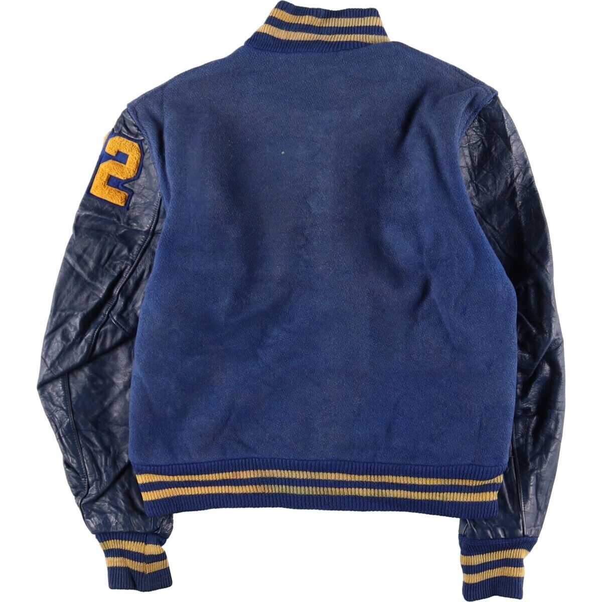 70'S DeLONG Leather Sleeve Wool Stadium Jacket Award Jacket 70'S DeLONG Leather Sleeve Wool Stadium Jacket Award Jacket