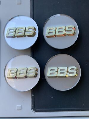 BBS wheel center cap, part number 56.24.07 Silver/ Gold Made