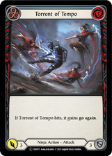 Flesh and Blood TCG Torrent of Tempo (Blue) [U-CRU071] (Crucible of War Unlimite