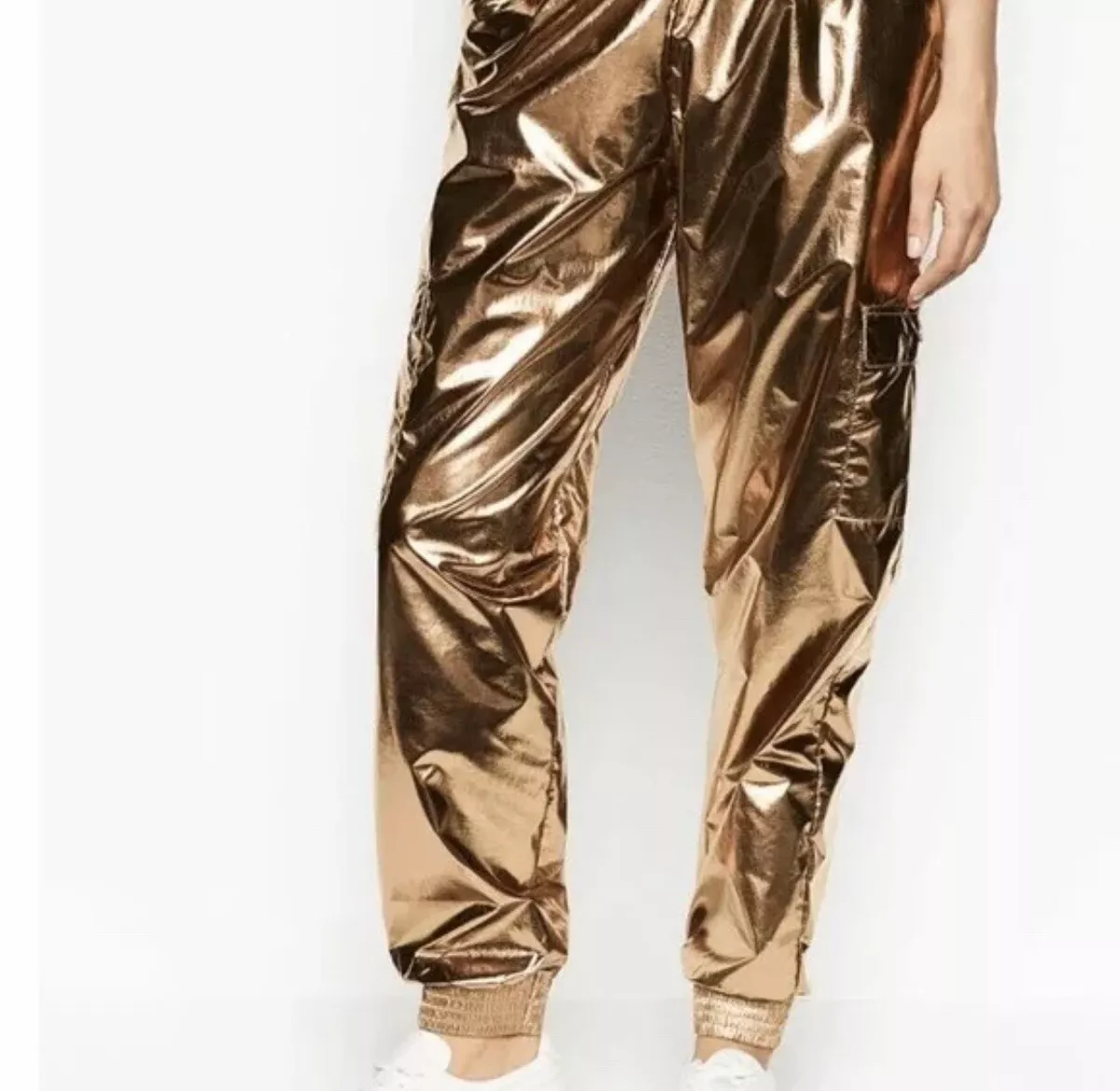 Gold jogger hotsell