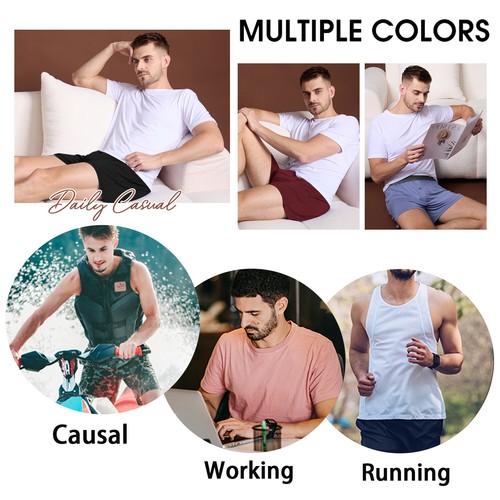 7 PACK Men Comfort Wear Underwear Shorts Breathable Boxer Briefs fo Men US - 第 10/28 張圖片