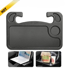 Car Steering Wheel Tray Desk Two Sided for Laptop Drink Food Work Table Holder