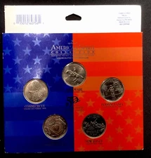 1999 25c Hallmark American Spirit 5 Coin Set Sealed 