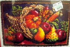 WonderArt Classic Country Harvest Latch Hook Kit 20 in X 30 in Cornucopia Caron