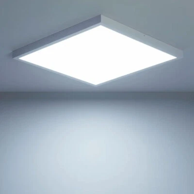 MANNINGHAM LIGHTING 48W 600x600mm Surface Mount LED Panel Light Cool White Ceiling Lighting