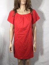 Women s NWT BCX Short Sleeve Pullover Scoop-Neck Color Mango Dress Size XL