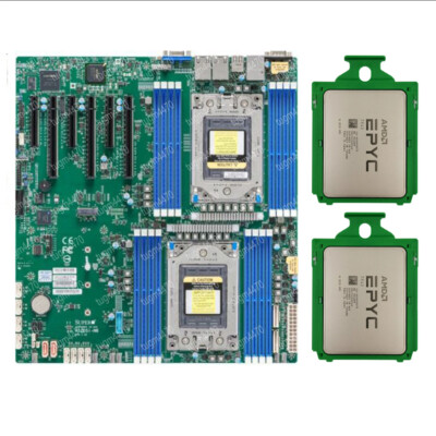 Supermicro H12DSi-N6 + AMD EPYC 7542 x 2 server motherboard combination