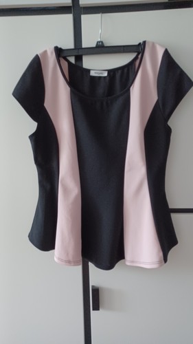Persaya black/pink women's top, size M/L