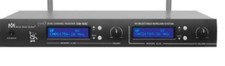 Better Music Builder VM-93C UHF 2.4GHz 2 Wireless Microphone System NO MICS