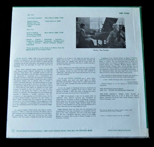 MARAIS, HUME, SAMPSON, SHAPIRO-KLASSISCH, BAROCK-ORS74162-VERSIEGELT LP - Bild 2 von 7