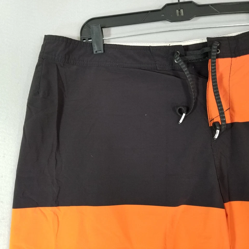 O'Neill Board Shorts Bañador Hombre 40x9 Negro Naranja Hyperfreak Elástico Flex Foto 2 de 4