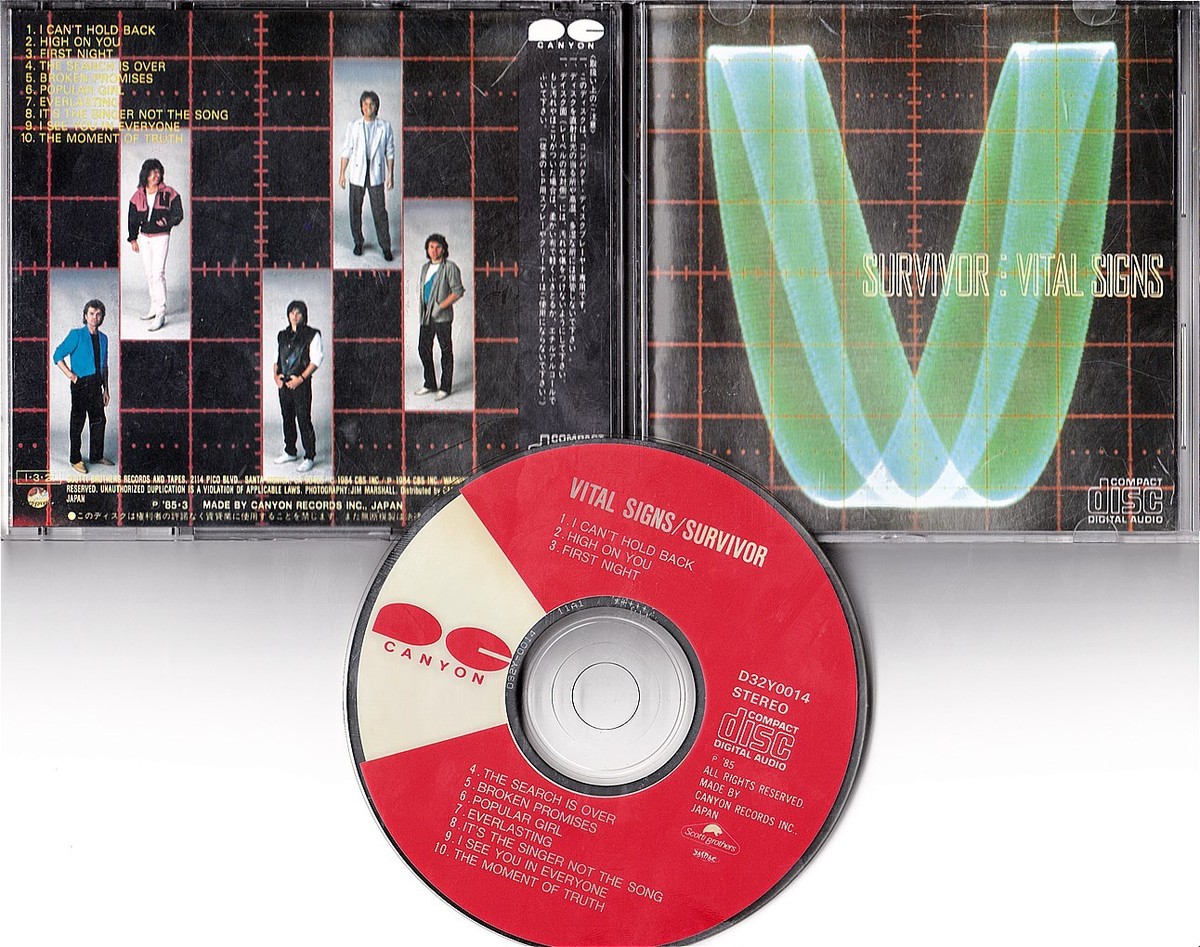 Survivor Vital Signs Japan 1st CD 1985 D32Y0014 | eBay