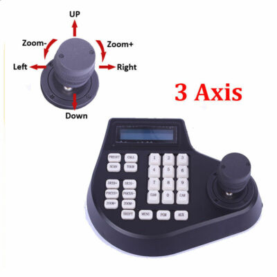 Axis Dimension joystick cctv keyboard controller for ptz Speed