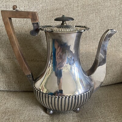 Antique Edwardian Tea William Hutton Sons WMH&S Silver Plate