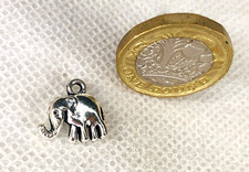 Charm Necklace Pendant Elephant Silver Metal Jewellery Crafts