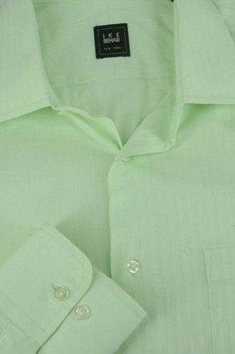 Camisa informal algodón a rayas de lujo Ike Behar para L grande | eBay